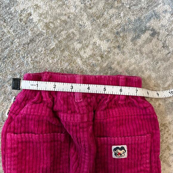 Vintage Rebel Wide Whale Pink Cord Pants 12 Months - Picture 9 of 10